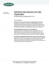 Rethinking data classification
